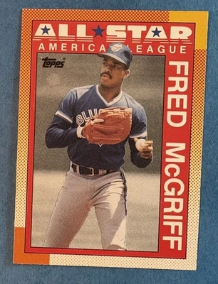 1990 O-Pee-Chee #385 Fred McGriff Toronto Blue Jays MLB Possible GEM?? - Image 1 of 2