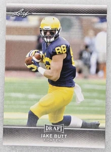 2017 Leaf Draft Jake Butt Michigan Wolverines #30 NM Pack Fresh! - Picture 1 of 2