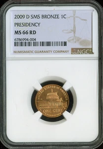 2009-D Lincoln Cent Presidency NGC MS66 RD SMS Quality - Picture 1 of 2