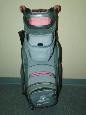 Callaway ORG 14 Golf Bag Cart Bag GRAY/PINK 14 Way Divider READ - Image 1 of 4