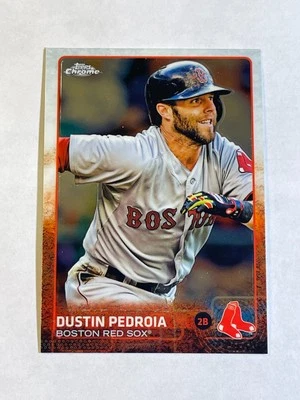 2015 Topps Chrome - Dustin Pedroia #172 - Image 1 of 2