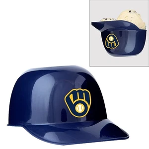 Milwaukee Brewers MLB Baseball 8 Unzen Eisbecher Helm Snack Schüssel Tasse NEU - Bild 1 von 1