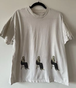 T-shirt double face vintage anni 90 Emporio Armani fotografia triplo modello - M/L - Foto 1 di 4