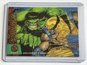 Wolverine vs Hulk 140 Marvel Comics/Fleer Ultra X Men 1994 casi nuevo - 7,0 + - Imagen 1 de 13