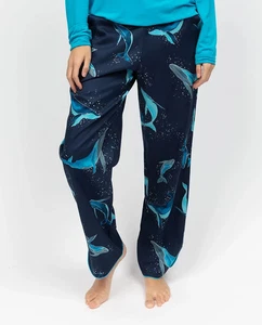 Cyberjammies Long Pyjama Bottoms Marina Sizes 10 12 14 16 18 - Picture 1 of 6