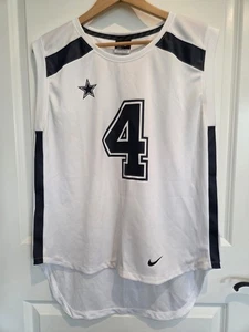 Maglia smanicata Nike, Dak Prescott, grande. n. 4. Dallas Cowboys - Foto 1 di 11
