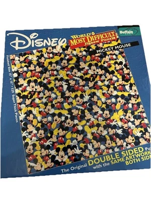 Nuevo Rompecabezas Disney Mickey Mouse World’s Most Difficult Doble Cara 500 piezas Foto 1 de 4
