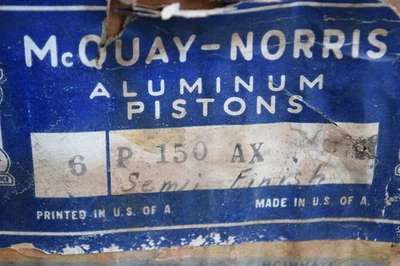 Aluminum Pistons 6-Set McQUAY-NORRIS P150-AX - Image 1 of 4
