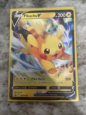 Pikachu V SWSH285 SWSH: Sword & Shield Promo Cards Holo - Image 1 of 2