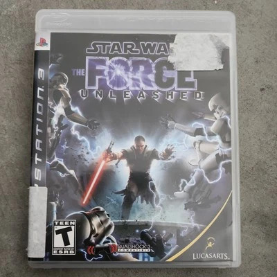 Star Wars Force Unleashed PS3 (Playstation 3, 2008) Complete - Image 1 of 3