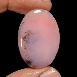 Natural Pink Opal Oval Shape Cabochon Loose Gemstone 28 Ct. 31X22X4 mm OA-7565 - Picture 1 of 5