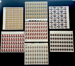 Various 15c Stamp 7 Sheets Circa 1980s MNH (40.00) #256 - Imagen 1 de 9