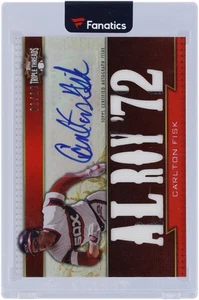 Carlton Fisk White Sox Signed 2011 Topps Triple Threads #TTAR-115 #1/18 Card - Picture 1 of 4