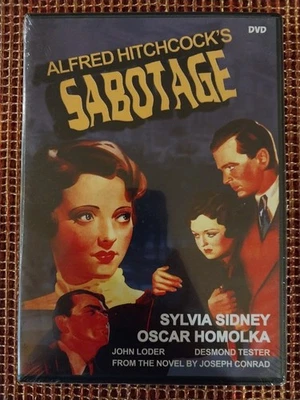 ALFRED HITCHCOCK'S SABOTAGE (DVD, 2004) NEW, Sealed - Image 1 of 2