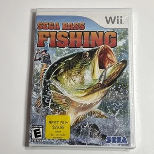 Sega Bass Fishing (Nintendo Wii, 2008) Nuevo y Sellado de Fábrica - Imagen 1 de 5