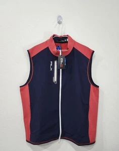 RLX Ralph Lauren Golf Lightweight Wicking Vest Full Zip Pocket Men's Size XL NWT - Picture 1 of 8