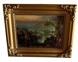 Thomas Kincade Sammlerstück Nachtlicht San Francisco Lombard Street Mini Replik - Bild 1 von 11
