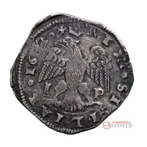 FELIPE FILIPPO IV 4 Tari 1632 IP Messina Sicilia - Imagen 1 de 2