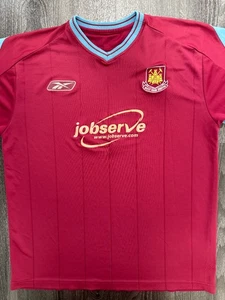 Original Reebok West Ham United 2003/2004 Home Shirt Mens Large - Picture 1 of 9