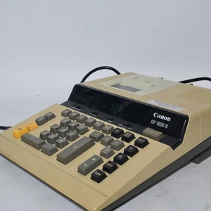 Canon CP-1218D Printing Color Calculator Vintage Electronic Display Works Japan. - Picture 1 of 13