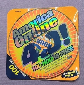 America Online Collectible / Install Disc, VERSION 4.0 AOL CD for Win/Mac SEALED - Picture 1 of 4