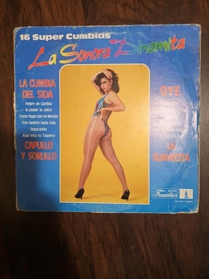 La Sonora Dinamita - 16 Super Cumbias - Fuentes SDF-1612 Vinyl LP 12” 1987 - Image 1 of 2