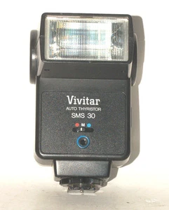 Vivitar Auto Thyristor SMS30 Camera Flash / Shoe Mount Film - Picture 1 of 6