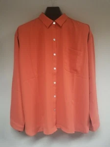 J.Jill Womens Button Down Long Sleeve Shirt Top Blouse Campari Size XL New $89 - Picture 1 of 8