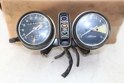 1975 HONDA CB360T SPEEDOMETER TACHOMETER GAUGE GAUGES (SYBA) - Image 1 of 4