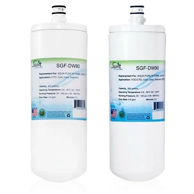 SGF-DW80 & SGF-DW90 (Set of 2) Fits for 3M Aqua Pure AP-DW80 (1 Pack) - Image 1 of 4