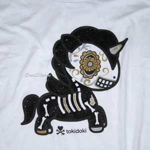 Tokidoki Caramelo Unicorno Dorm Night Shirt Glitter Tee Nightgown JRS OSFM NWT - Picture 1 of 2