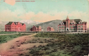 State Academy, Pocatello, Idaho Vintage PC Posted 1907 - Picture 1 of 2