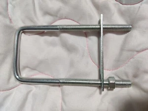 National Hardware N222-364 2192 Zinc Plated Square U Bolt 2" x 5" x 5/16" - Picture 1 of 1