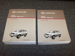 2005 Lexus LX470 SUV Workshop Shop Service Repair Manual Book Set 4.7L V8 - Picture 1 of 1