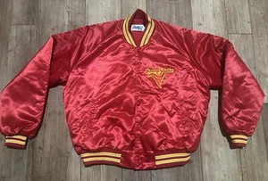 Vtg Chalk Line Jacket Iowa State Cyclones ISU Satin Bomber-Style Sz XXL CLEAN! - Picture 1 of 8