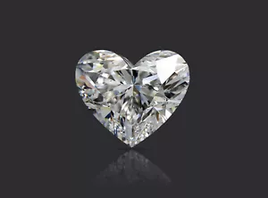 3.02 Carat GIA Certified Natural Loose Diamond, F Heart, SI2 Rare Gift For Her - Picture 1 of 8