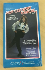 Sealed Hot Country Dancin' Vol II VHS Tape Melanie Greenwood Vintage New 1992 - Picture 1 of 5