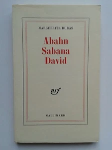 Marguerite DURAS " Abahn Sabana David " E.O. NUM. 1/65 PUR FIL, 1970 - Picture 1 of 3