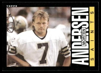 1985 Topps #101 Morten Andersen - Image 1 of 2