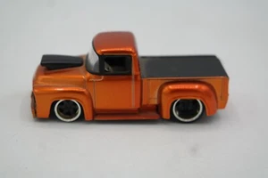 2005 JADA TOYS 'Big Time Muscle' 1956 Ford F-100 Pickup Orange MINT Dub City - Picture 1 of 7