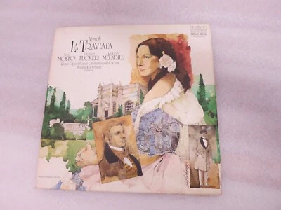 Giuseppe Verdi LA TRAVIATA 2 LP Vinyl Set Anna Moffo 1981 - Image 1 of 3