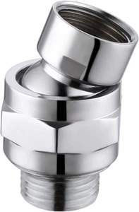 Shower Connector Ball Joint Shower Head Swivel Ball Adapter Brass Adjustable Sho - Picture 1 of 9