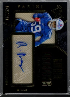 B3221- 2016 Black Gold Golden Prospects Signatures #16 Reggie Ragland Auto /199 - Image 1 of 2