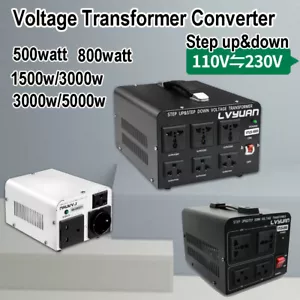 5000W 3000W 800W Voltage Transformer Step Up/Down 230V-110V /110V-230V Converter - Picture 1 of 25