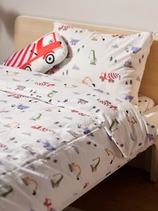 Baby Bettwäsche Set Kinderbettwäsche 100x135cm + 40x60cm 100% BAUMWOLLE - Bild 1 von 4
