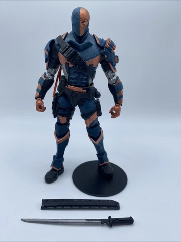 2020 DC MULTIVERSE MCFARLANE BATMAN ARKHAM ORIGINS DEATHSTROKE 7" FIGURE Loose Cover