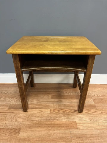 Vintage Blackwell Wielandy 23 in Tall Children's Desk Wooden St Louis School VGC Cover