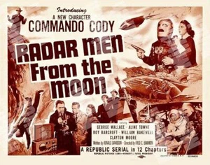RADAR MEN FROM THE MOON 1952 COMMANDO CODY SERIAL 11 X 14 LOBBY TITLE CARD - Picture 1 of 1
