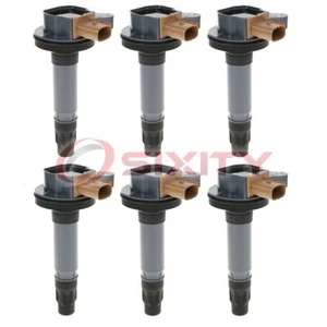 6 pc Hitachi Left Ignition Coils for 2018 Ford Transit-250 3.5L V6 Spark hm - Picture 1 of 5