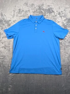 Tommy Bahama Polo Shirt Mens Xl Island Zone 37.5 Technology Short Sleeve Blue - Imagen 1 de 7
